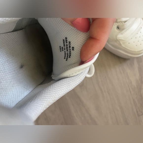 Calvin Klein white and black Alondra platform sneaker - Picture 7 of 8